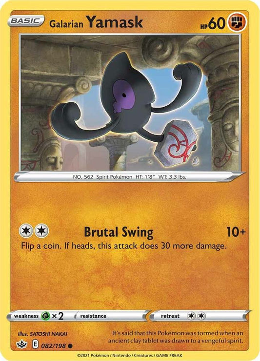 Galarian Yamask 082/198 Single