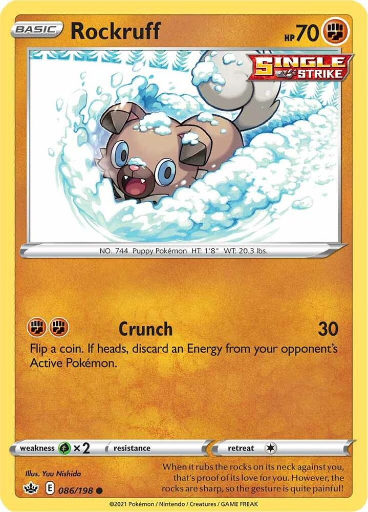 Rockruff 086/198 Single