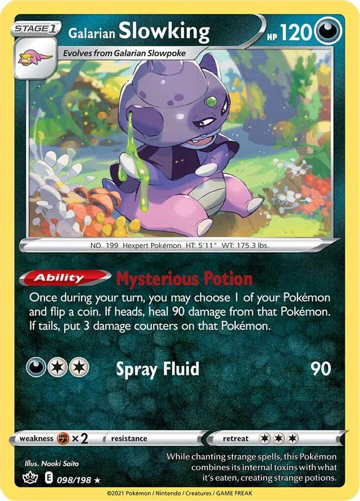 Galarian Slowking 098/198 Holo Single