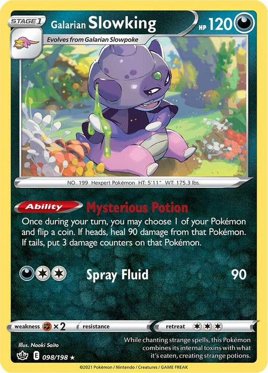Galarian Slowking 098/198 Holo Single