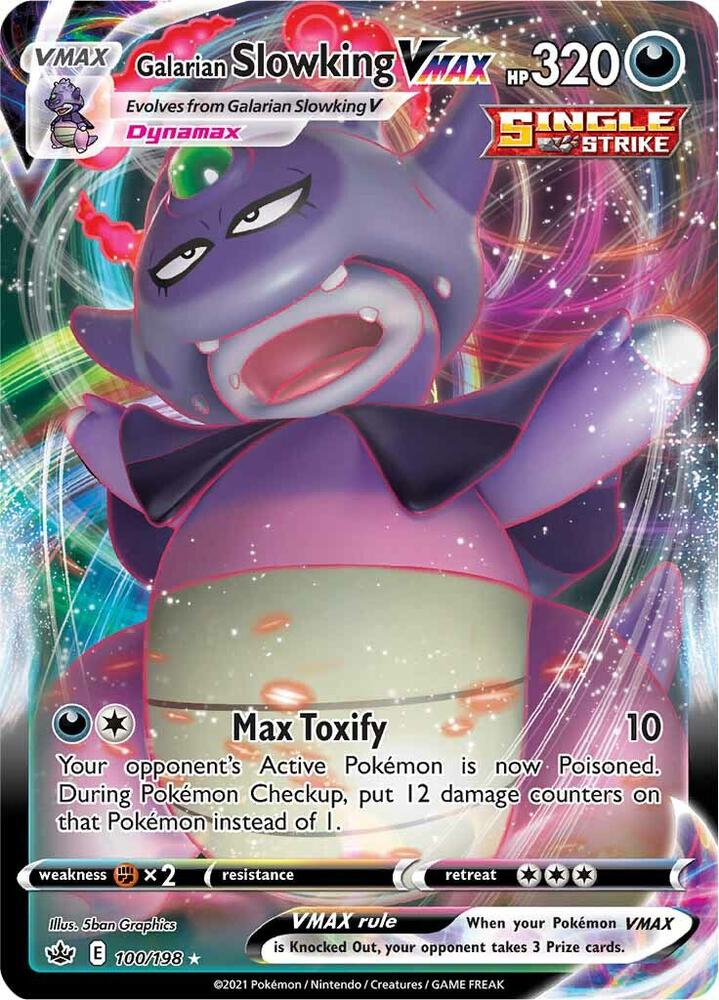 Galarian Slowking VMAX 100/198 Holo Single