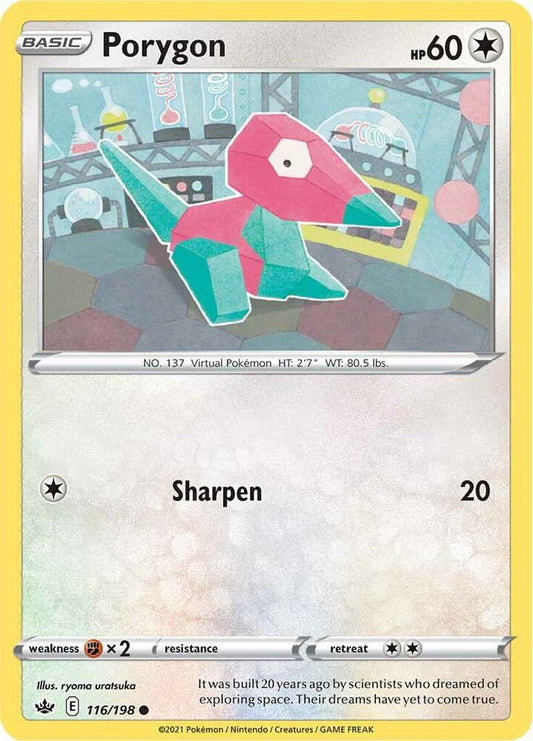 Porygon 116/198 Reverse Holo Single