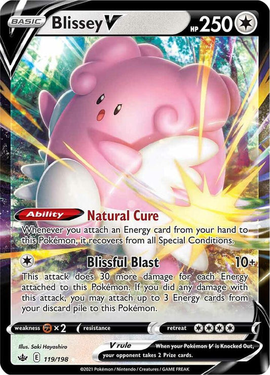Blissey V 119/198 Holo Single