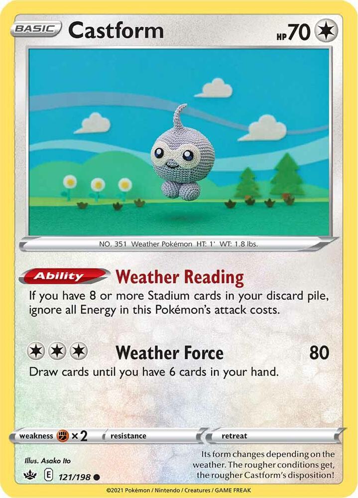 Castform 121/198 Single