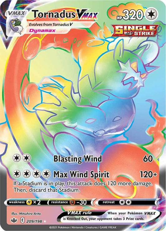 Tornadus VMAX (Secret) 209/198 Holo Single