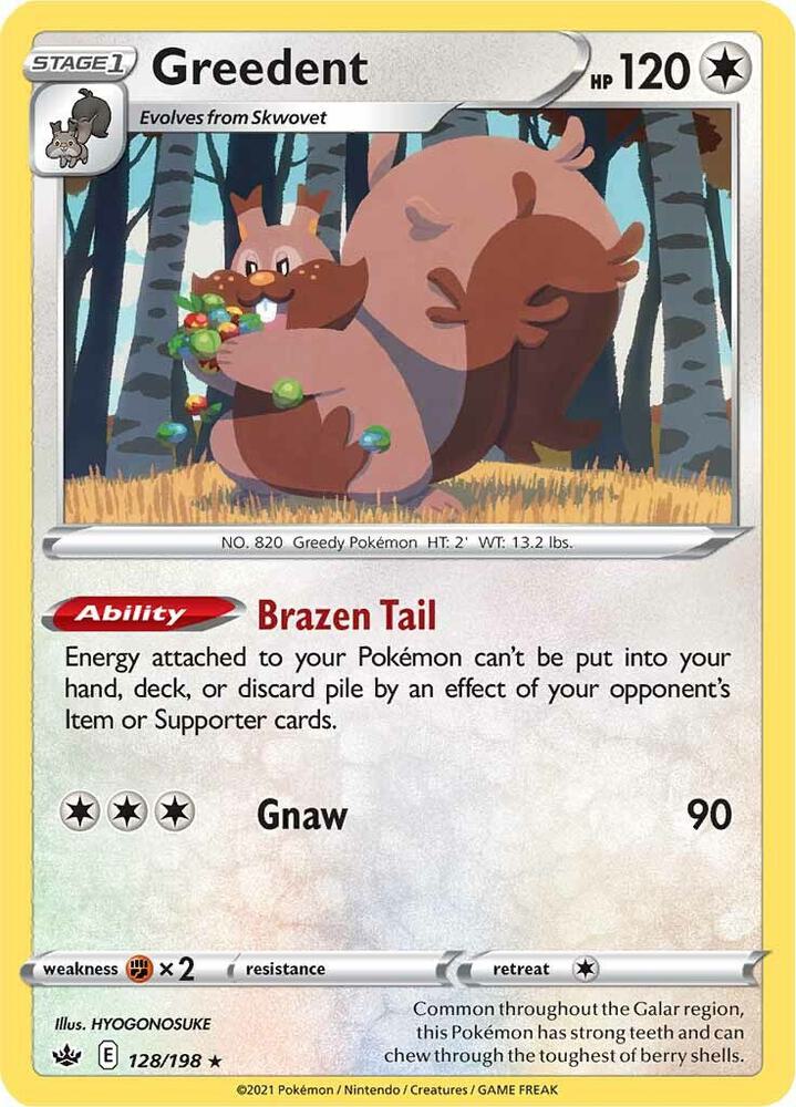 Greedent 128/198 Holo Single