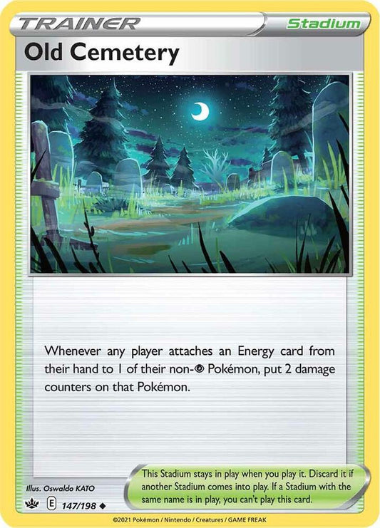 Old Cemetery 147/198 Reverse Holo Single