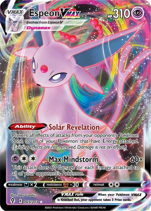 Espeon VMAX 065/203 Holo Single