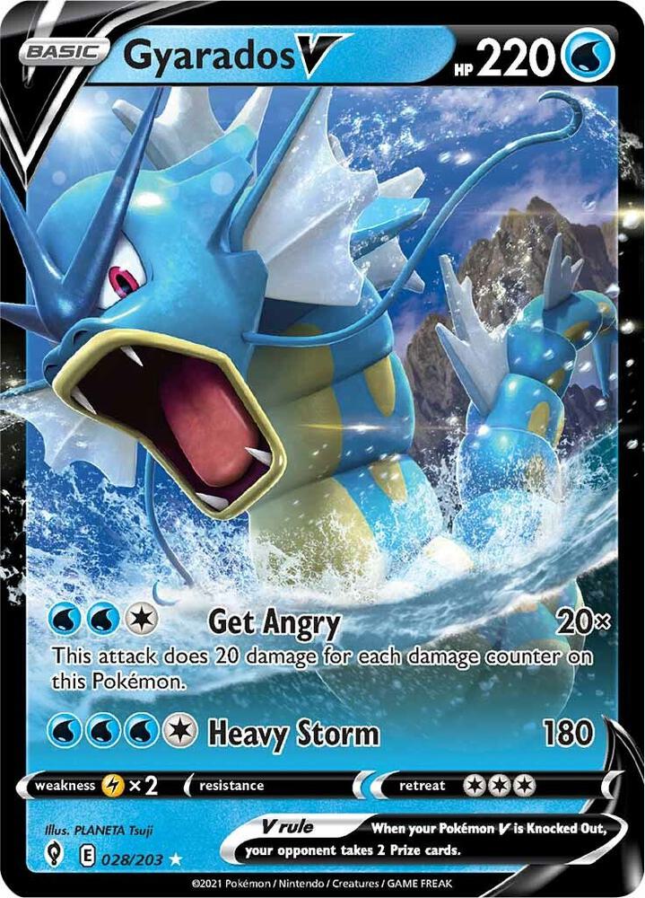 Gyarados V 028/203 Holo Single