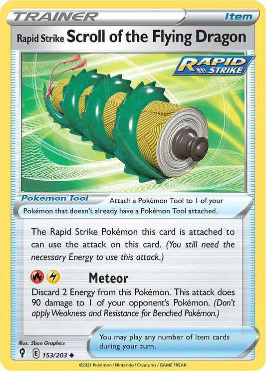 Rapid Strike Scroll of the Flying Dragon 153/203 Single