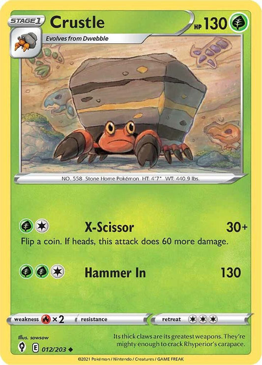 Crustle 012/203 Reverse Holo Single