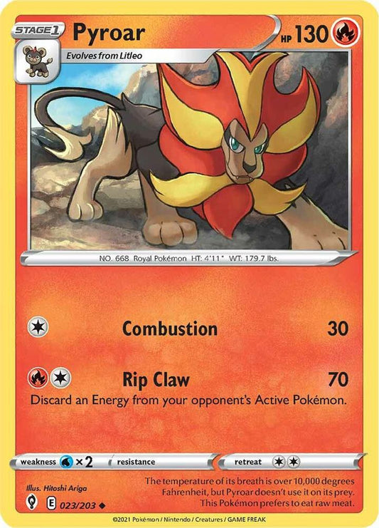 Pyroar 023/203 Single