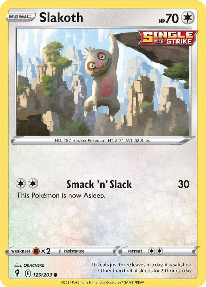Slakoth 129/203 Single