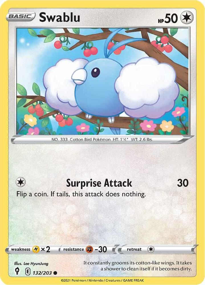Swablu 132/203 Reverse Holo Single
