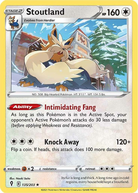 Stoutland 135/203 Reverse Holo Single