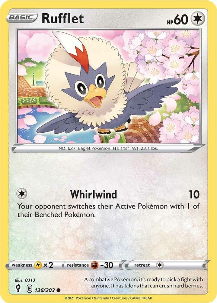 Rufflet 136/203 Single