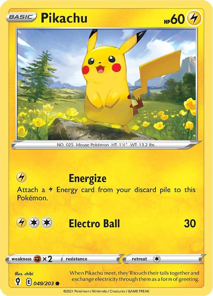Pikachu 049/203 Single