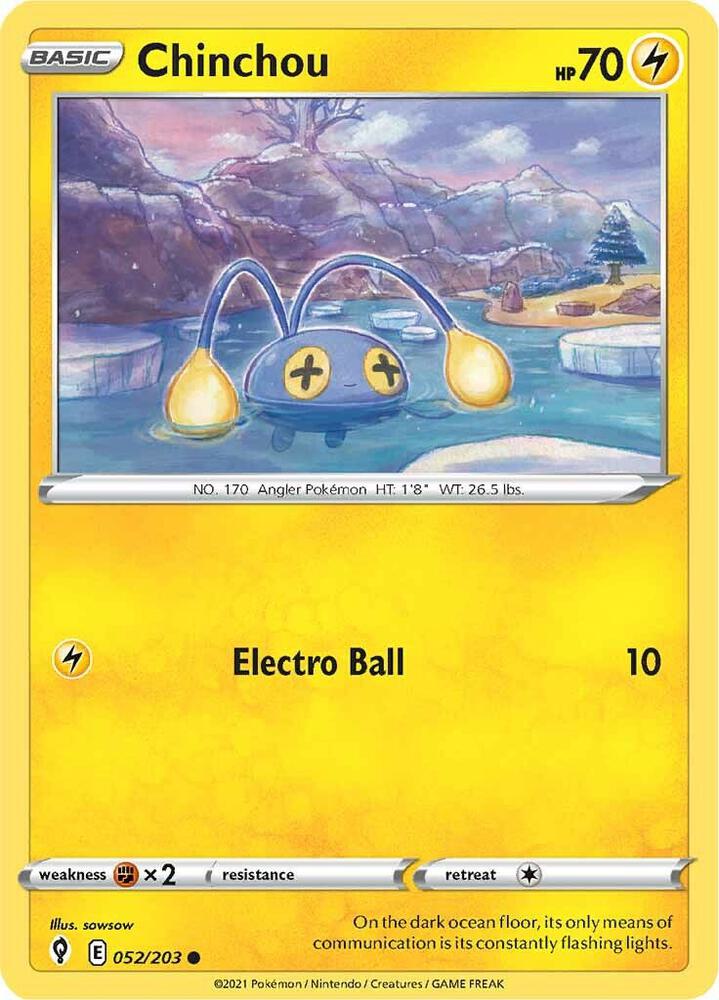 Chinchou 052/203 Single