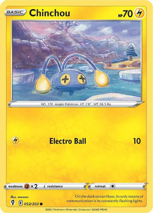 Chinchou 052/203 Single