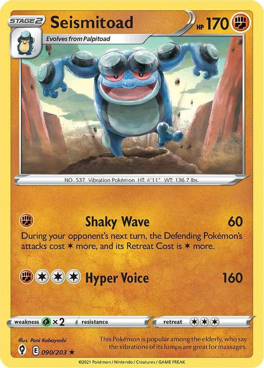 Seismitoad 090/203 Single
