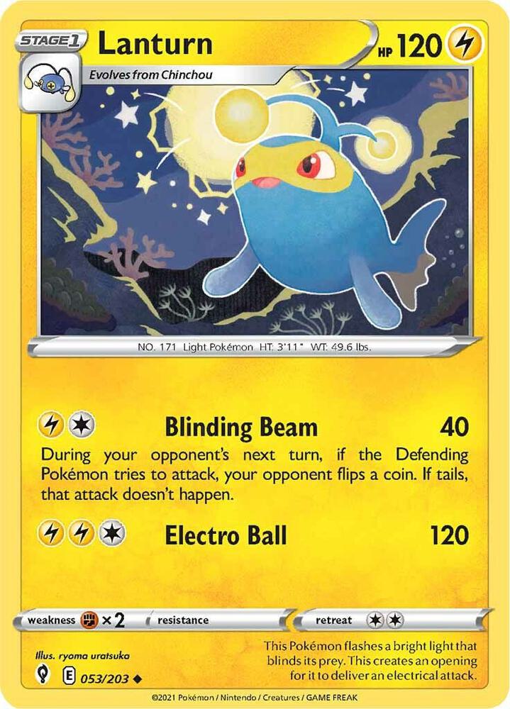 Lanturn 053/203 Reverse Holo Single