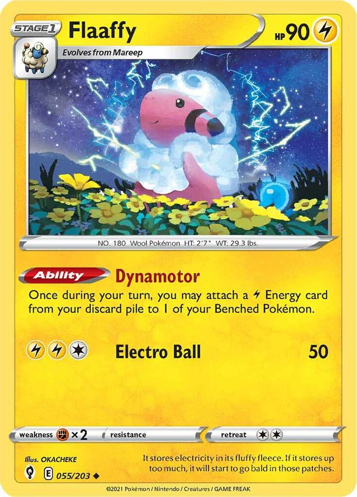 Flaaffy 055/203 Reverse Holo Single