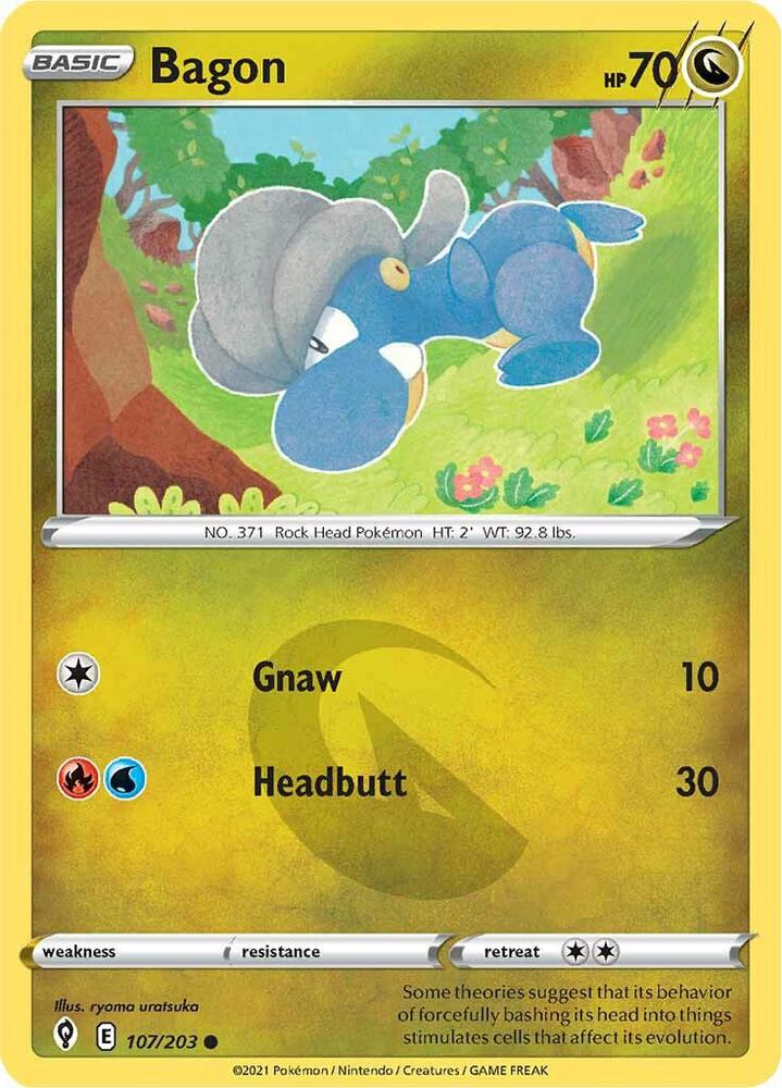 Bagon 107/203 Reverse Holo Single