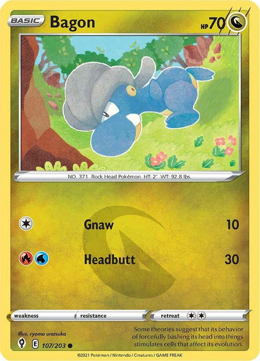 Bagon 107/203 Reverse Holo Single