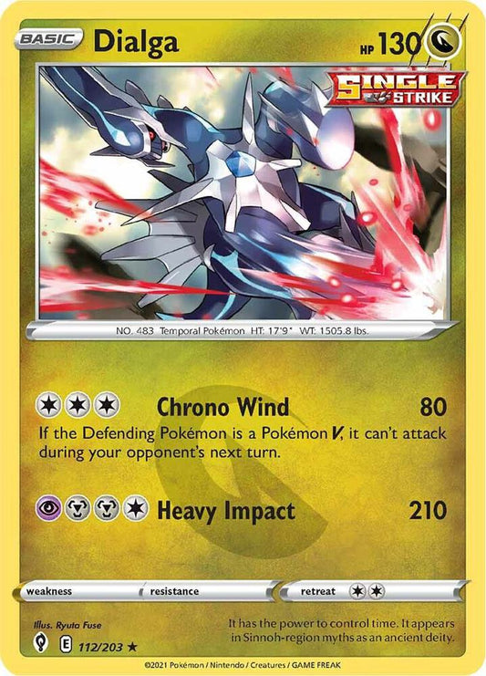 Dialga 112/203 Reverse Holo Single