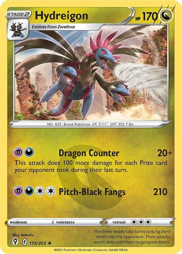 Hydreigon 115/203 Reverse Holo Single