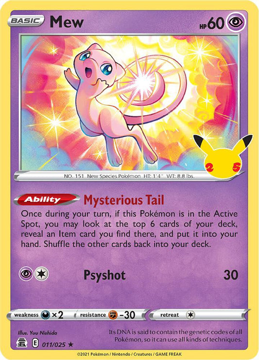 Mew 011/025 Holo Single