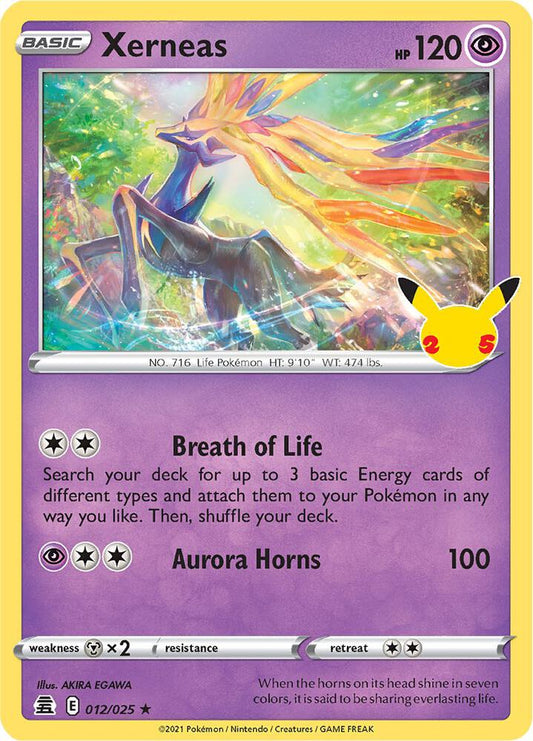 Xerneas 012/025 Holo Single