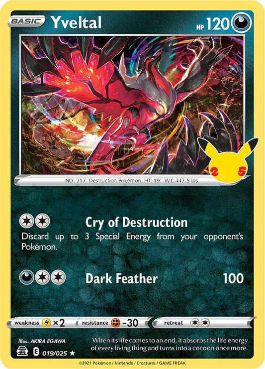 Yveltal 019/025 Holo Single