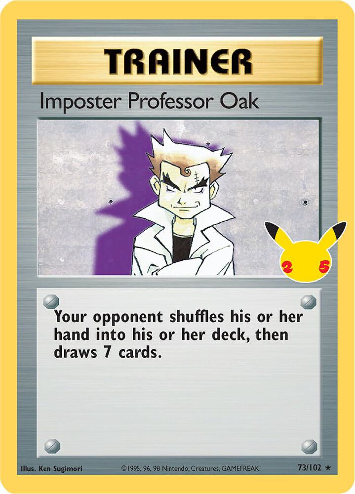 Imposter Professor Oak 73/102 Holo Single