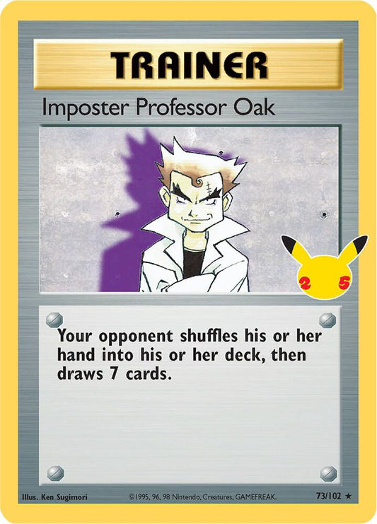 Imposter Professor Oak 73/102 Holo Single