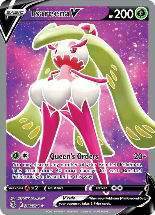 Tsareena V (Full Art) 246/264 Holo Single