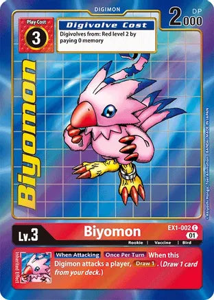 EX1-002 Biyomon Alt Art Single