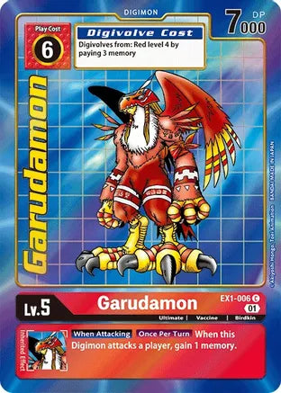 EX1-006 Garudamon Alt Art Single