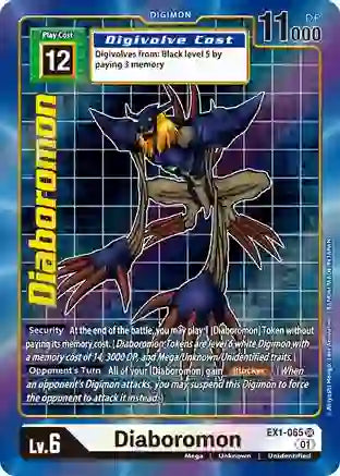 EX1-065 Diaboromon Alt Art Single