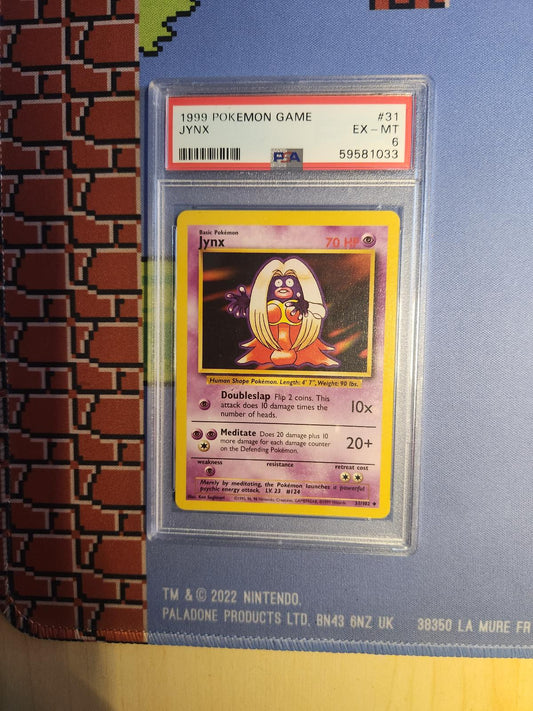 JYNX 31/102 GAME POKEMON PSA 6