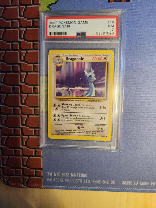 DRAGONAIR 18/102 GAME POKEMON PSA 7