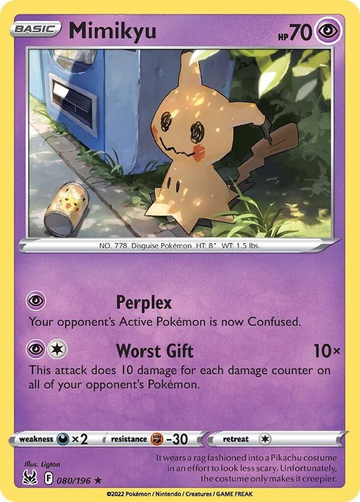 Mimikyu 080/196 Single