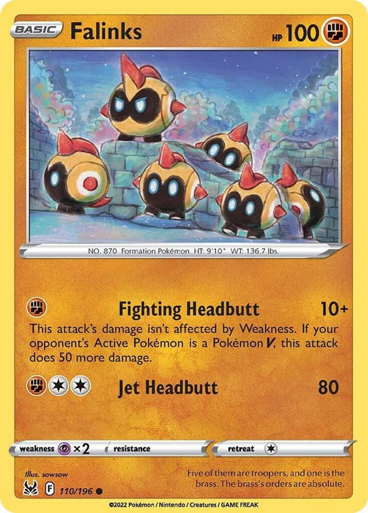 Falinks 110/196 Reverse Holo Single