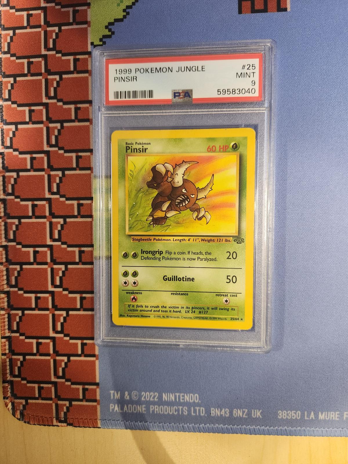 PINSIR 25/64 JUNGLE POKEMON PSA 9