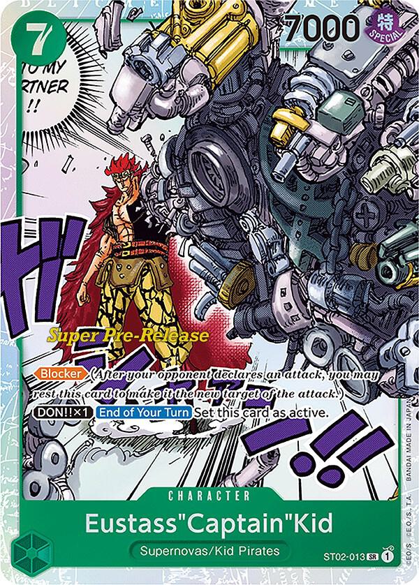 ST02-013 Eustass Captain Kid Super Pre-Release One Piece Single