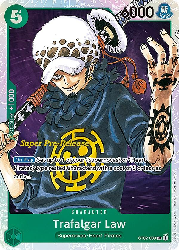 ST02-009 Trafalgar Law Super Pre-Release One Piece Single