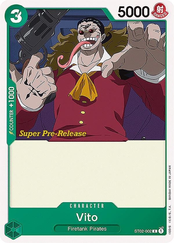 ST02-002 Vito Super Pre-Release One Piece Single