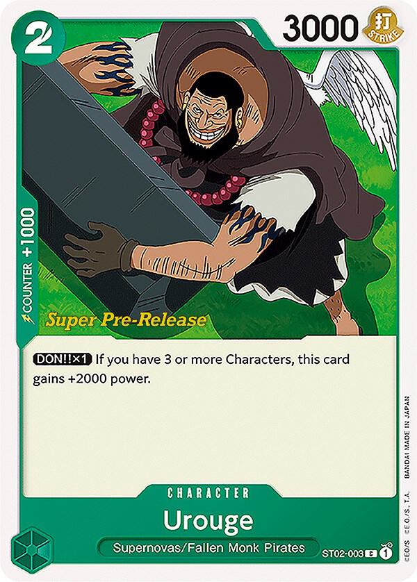 ST02-003 Urouge Super Pre-Release One Piece Single