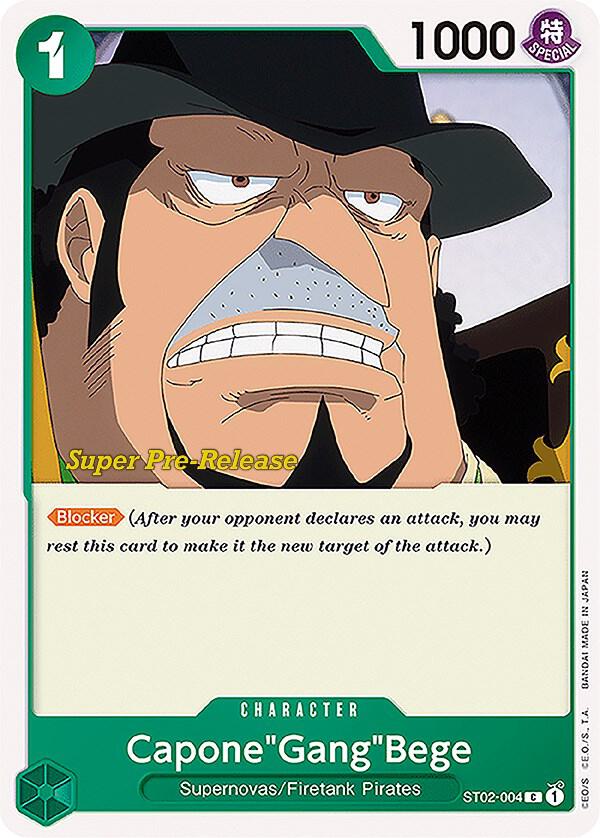 ST02-004 Capone Gang Bege Super Pre-Release One Piece Single