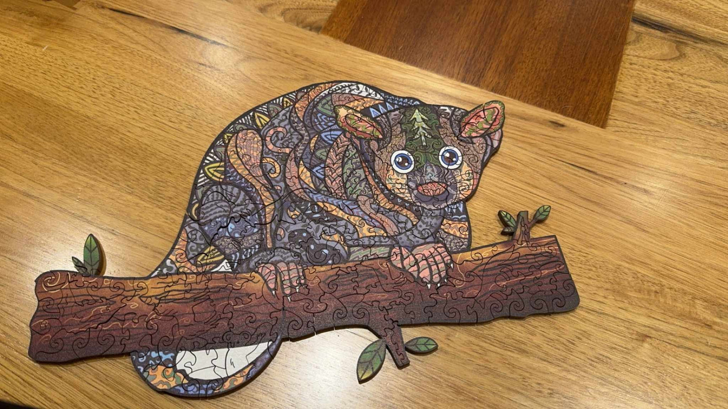 Wooden Possum Puzzle